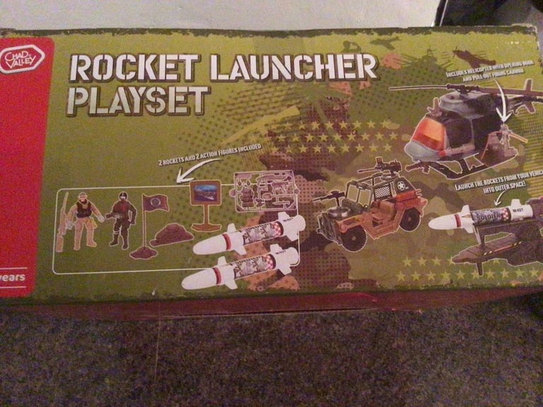ROCKET LAUNCHER PLAYSET Age 3+ New 