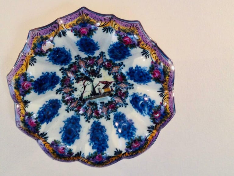 Vintage Vestal Alcobaca Large Portugal Handpaited Plate