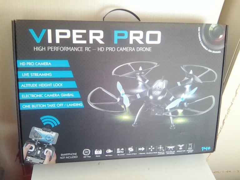 VIPER PRO, high performance RC -HD Pro camera drone,