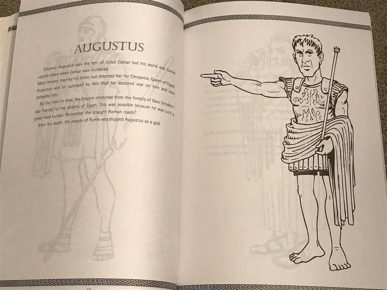 My Ancient Roman Colouring Book