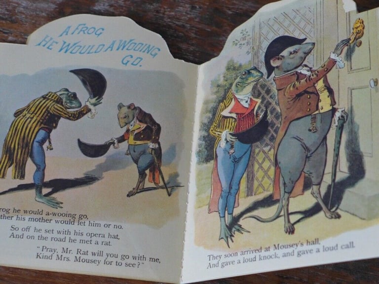 RARE! REPLICA Children’s Books: RED RIDING HOOD; THE BOOK OF FROGS AND NICE; TURN AGAIN, TURN AGAIN!