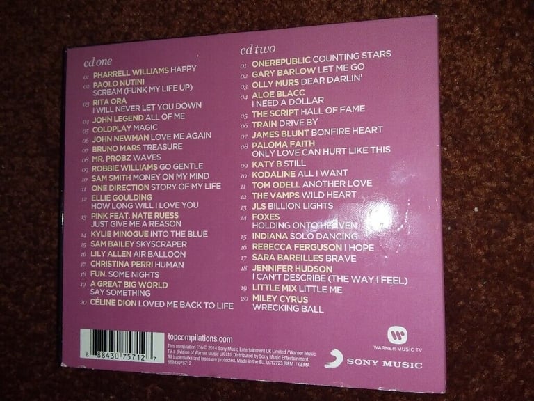 2  x  VARIOUS CD'S FOR SALE.