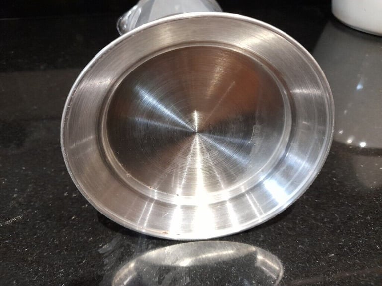 Large Stainless Steel Glass 4 Cup Cafeteiere