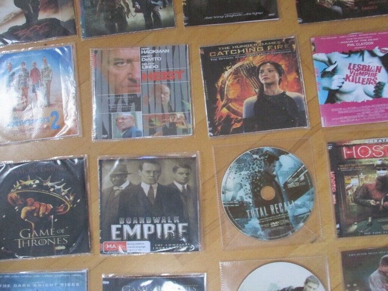 19 DVD's - PLASTIC COVERS