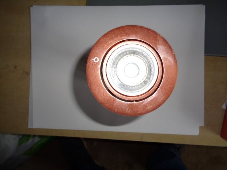 image for brushed copper effect led downlight (NEW)