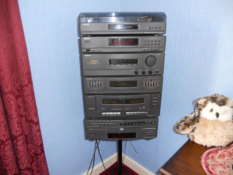 sony vintage compact hi fi stereo system