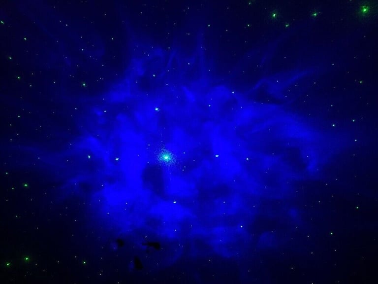 Star shaped laser twilight projector