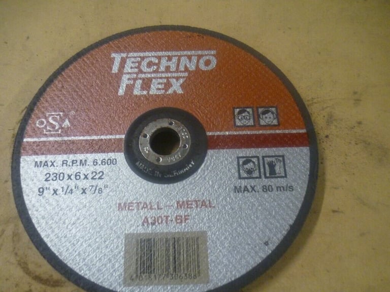 image for 9 inch grinding disc for metal 