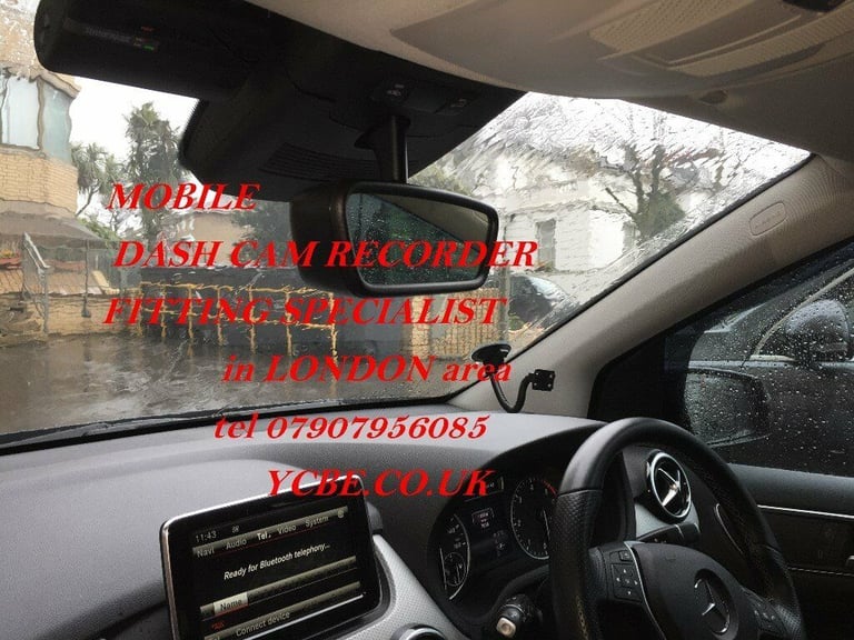 Car Dash Cam fitted Recorder camera DVR van INSTALLATION in London area