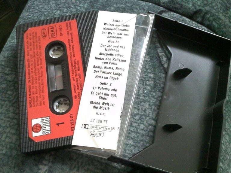 MIREILLE MATHIEU 'SUPER 20 GOLDEN' SCHLAGER TUNES CASSETTE