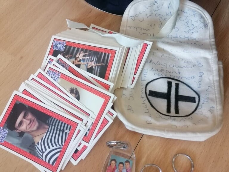 Rare Collectible TAKE THAT Official Merchandise Memorabilia Bundle ( Rare Items). 