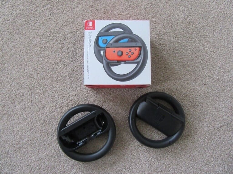 image for BRAND NEW Nintendo Switch Joy-Con Wheel Pair