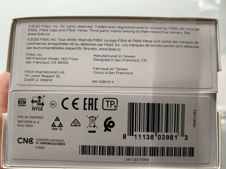 **** NEW Sealed Fitbit Versa 3 + GPS - Never opened - Only £175 *****