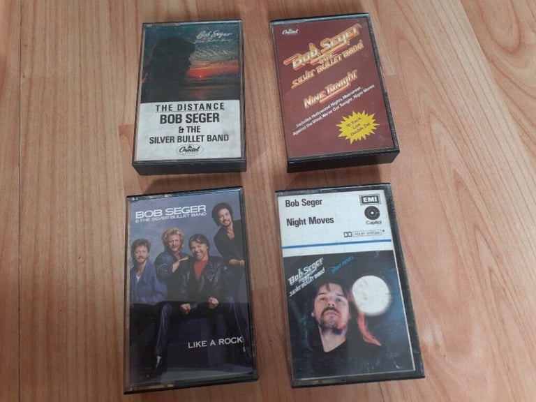 image for 4 x bob seger cassette albums 