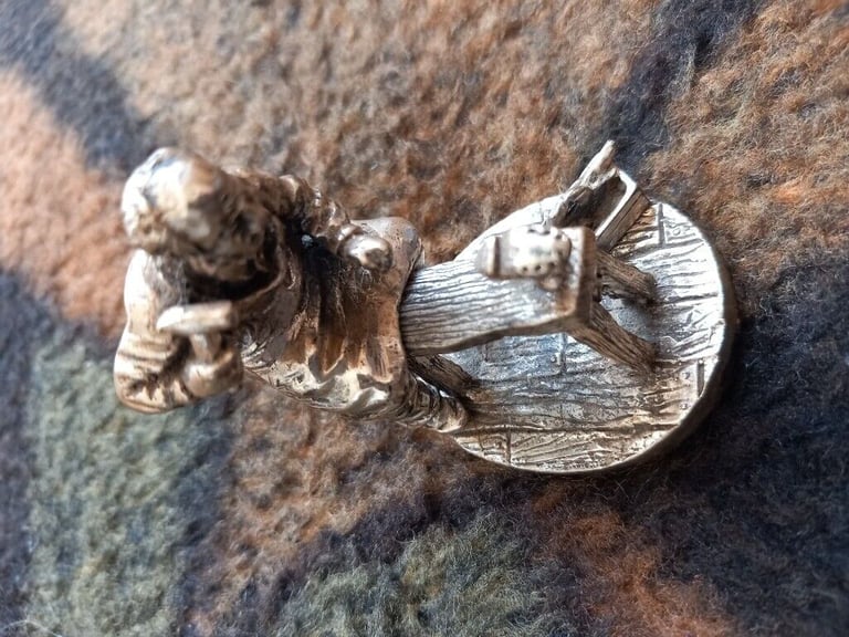 OFFERS - 13 SILVER PLATE ON PEWTER VICTORIAN FIGURINES.