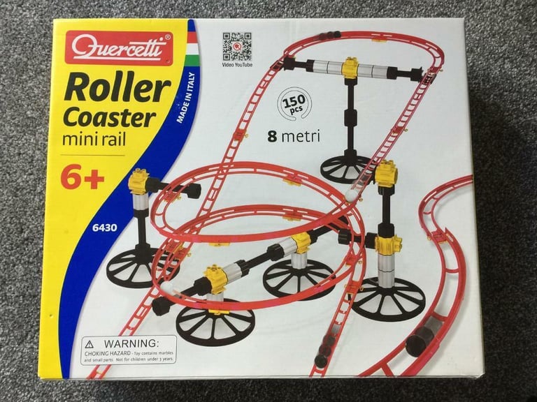 Quercetti roller coaster mini set like new birthday gift idea
