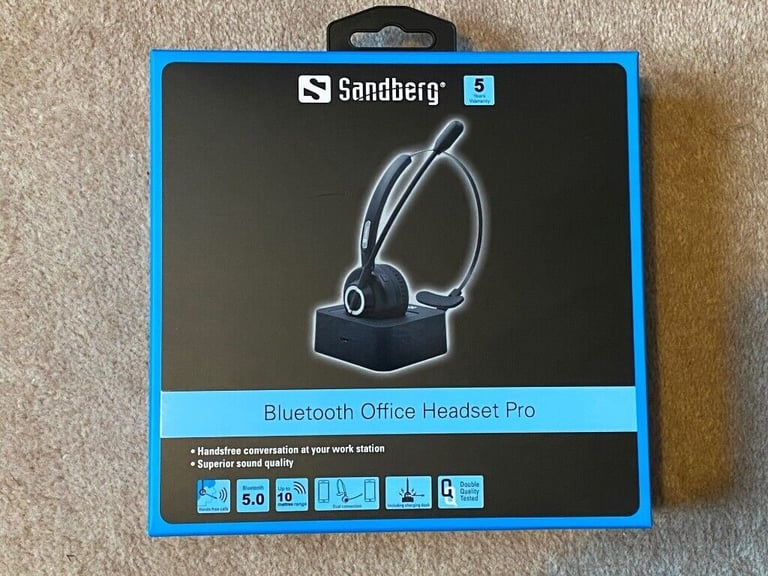 Bluetooth Office Headset Pro 126-06, New Sealed Unused