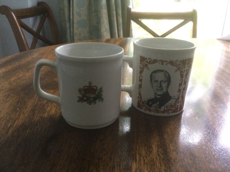 Vintage Coronation Silver Jubilee  mugs