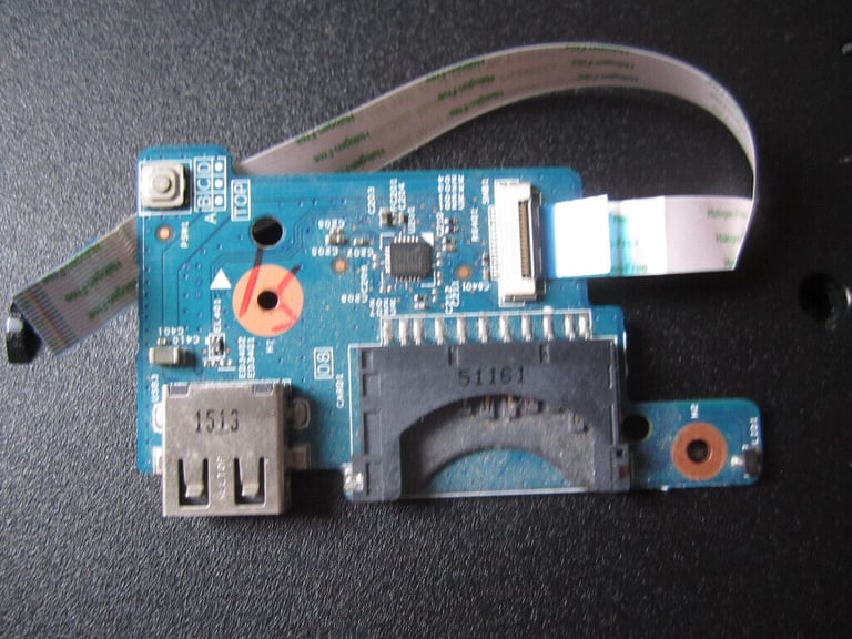 Acer ES 15 ES1-531 N15W Laptop Power Button Board + Cable P/N +USB port +SD port