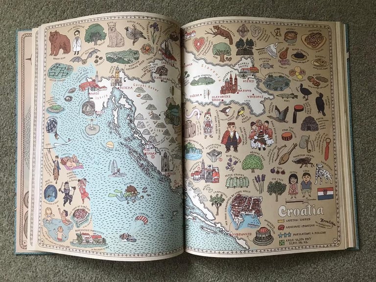 Maps by Aleksandra Mizielinska and Daniel Mizielinski