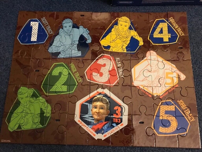 Thunderbirds 10 in 1 3D puzzles