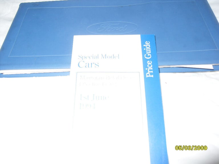  ford escort rs  cosworth etc original car sales brochure 1994 all cars