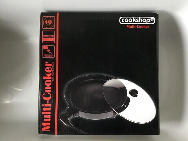 * NATIONWIDE DELIVERY AVAILABLE * COOK SHOP MULIT - COOKER  * BRAND NEW * 40CM WIDE & NON STICK