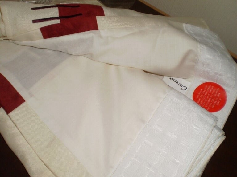 Curtina ” Valance” Tailor Made Valance Beige Mix Colour New With Tags