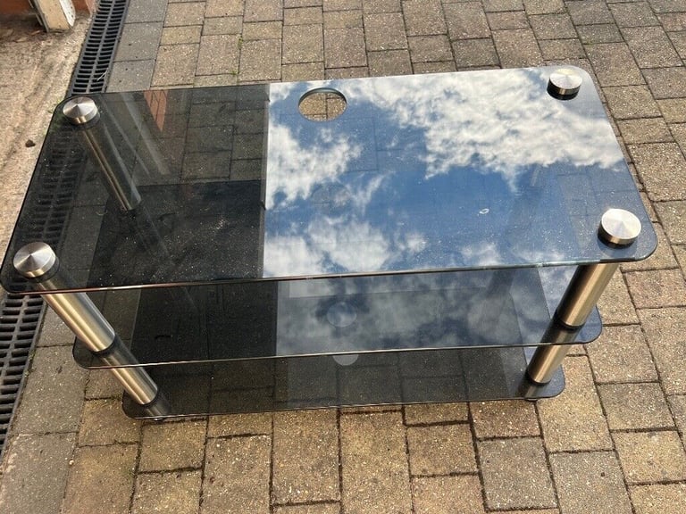 Glass TV Stand