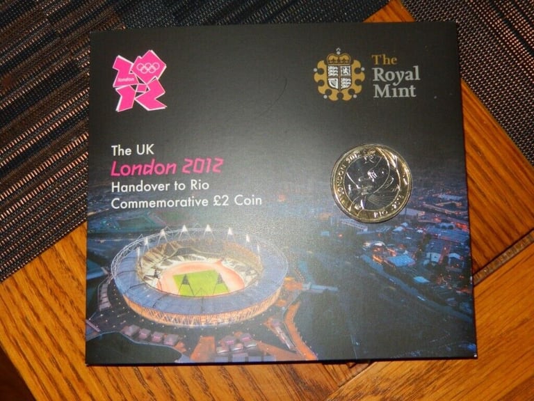 image for LONDON TO RIO COMMEMORATIVE £2 COIN IN MINT CONDITION FREE P AND PP