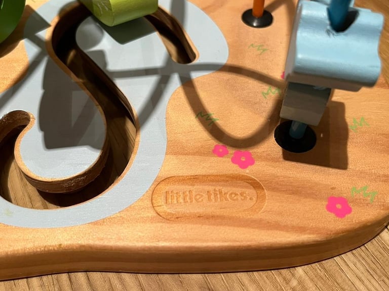 Little Tikes Wooden Wire Animal Bead Frame Maze Toy Set