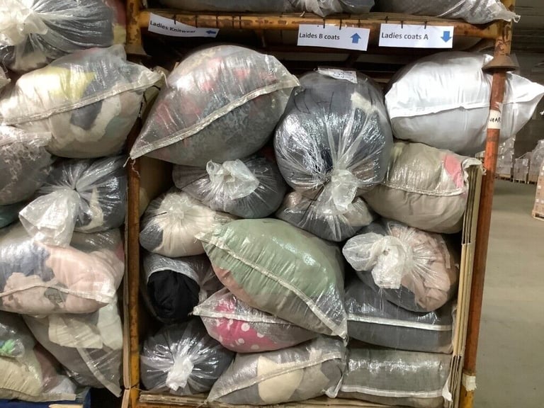 image for Wholesale Second Hand Clothing Adults or Kids A or B Grade From £1 KG. Delivery Available