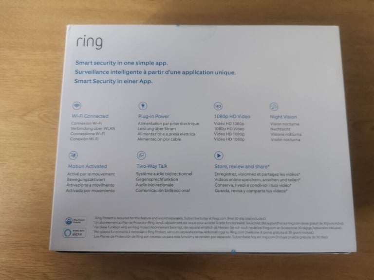 Ring Stick Up Cam Plug-In