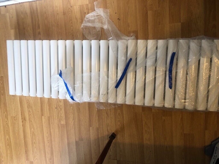 image for Designer White Horizontal Radiator-Milano Aruba