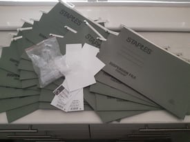20 Staples Suspension Files/Folders in Ex/LN Condition