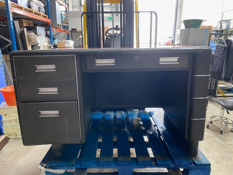 image for Art Deco Vintage Steel Desk