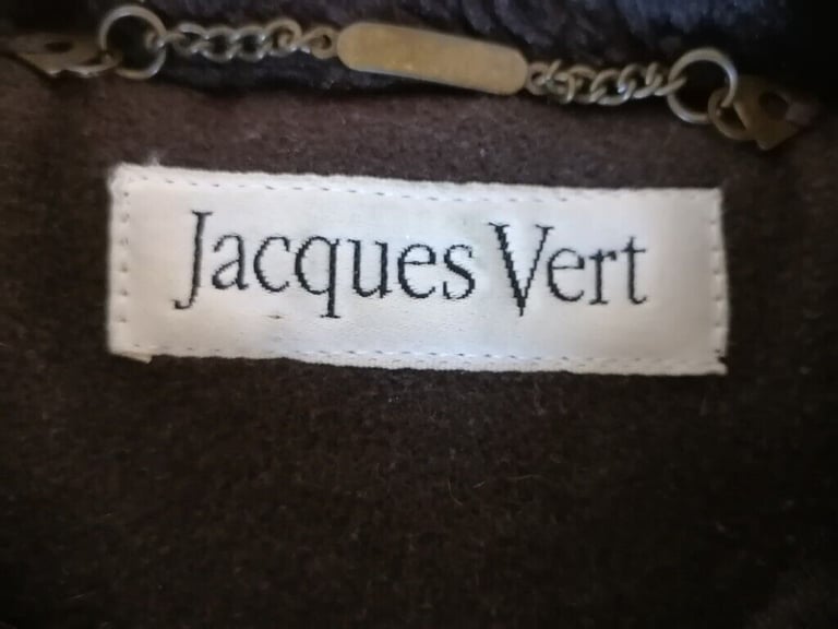 Vintage Designer JACQUES VERT Wool & Cashmere Oversized Jacket . Ex Cond. Ladies. Size : M