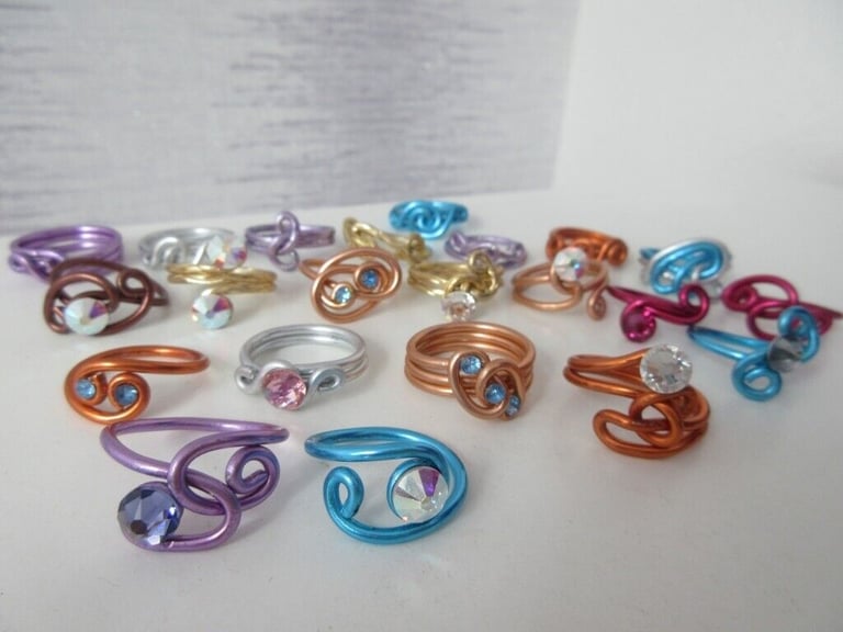 Aluminium Coloured Rings £5 Each BRAND NEW