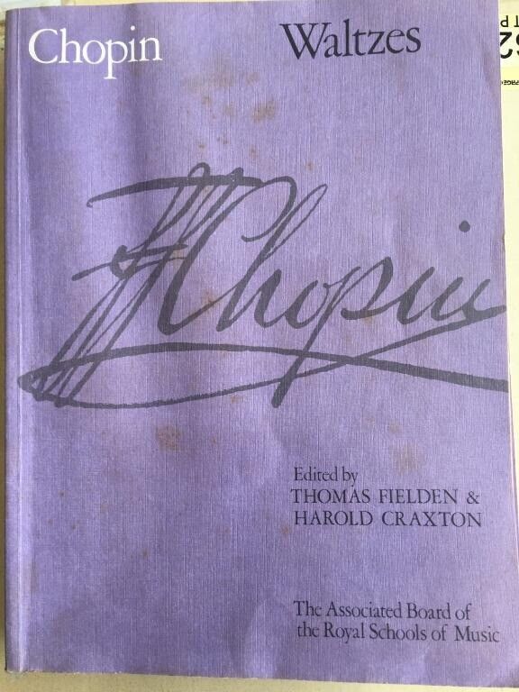 image for CHOPIN  Waltzes / Mazurkas / Nocturnes (3 books) ABRSM published