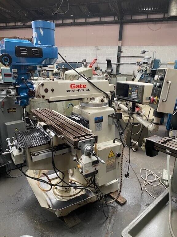 GATE MODEL PBM 4VS GL Turret Milling Machine
