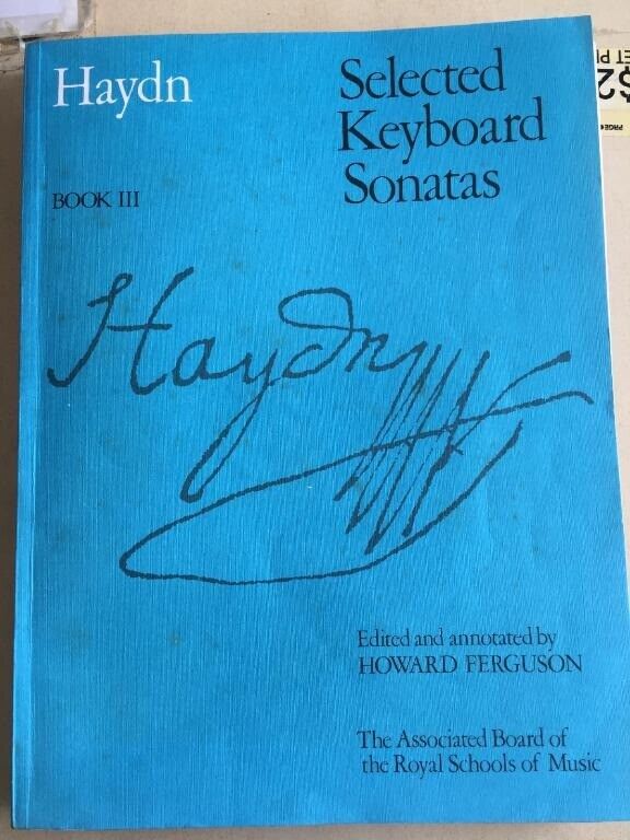 image for HAYDN Selected Keyboard Sonatas (Book 3)  ABRSM published