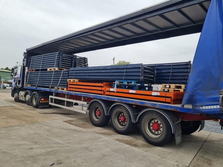 Mecalux pallet racking frames and beams