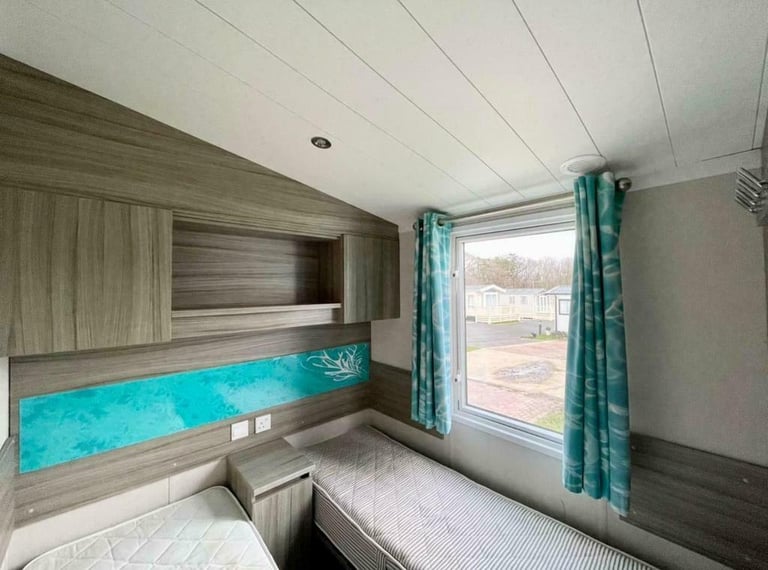 2015 SWIFT BORDEAUX 35ft X 12FT / SITED STATIC CARAVAN FOR SALE NORTH WALES