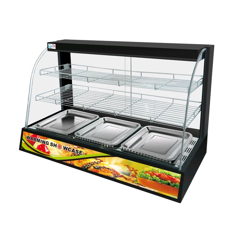 image for Pie Warmer Hot Food Display Cabinet