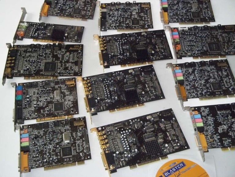 SoundBlaster - PCI Sound Cards (Various, Shown Working) – Gaming PC, Music, Video Editing, Computer