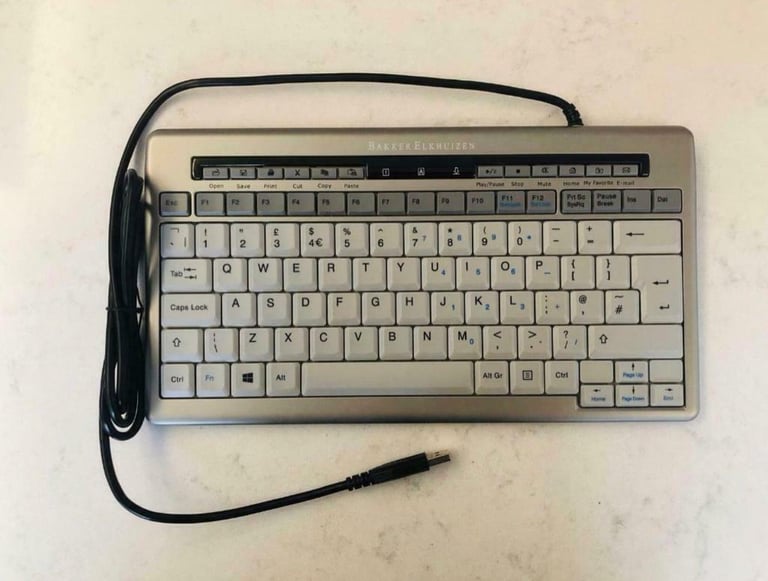 image for Slim ergonomic designer keyboard