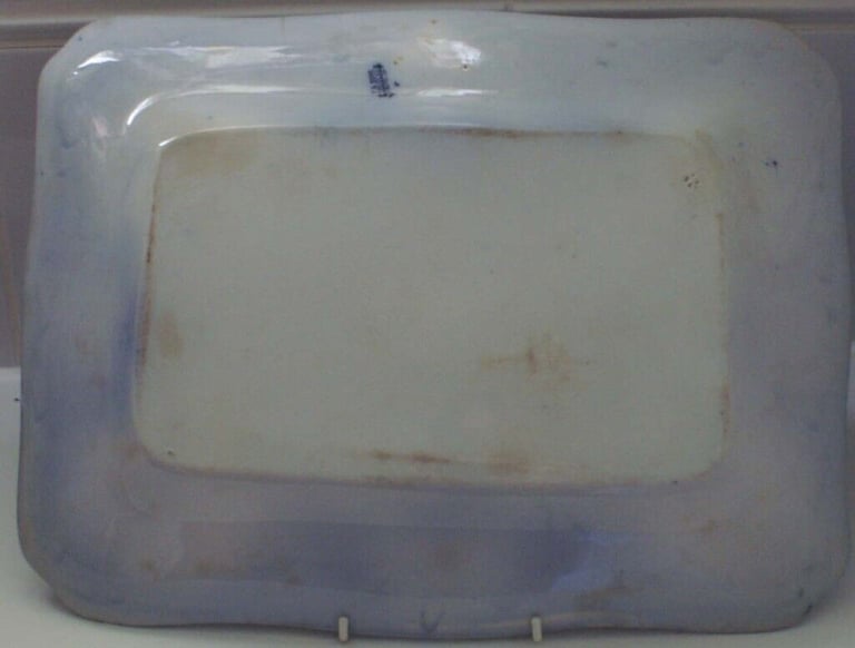 Ford & Sons Blue/White Douglas Pattern 38.5cm Serving Platter