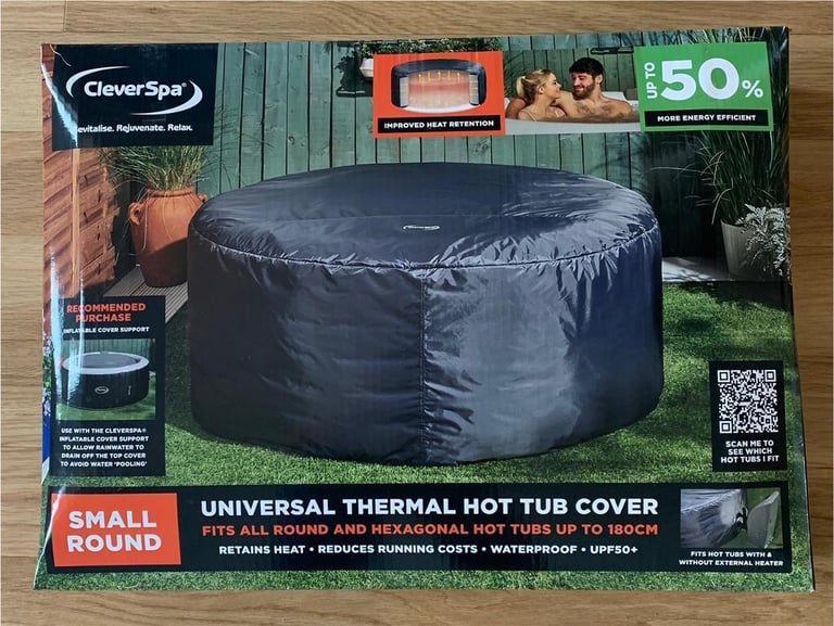 NEW Clever Spa Thermal Hot Tub Cover - Small Round