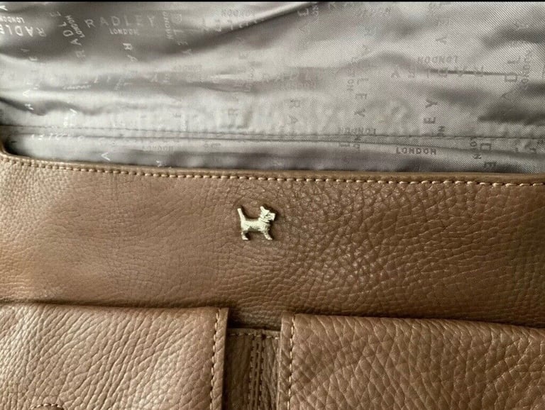 Radley Grovesnor Large Tan Handbag With Dustbag