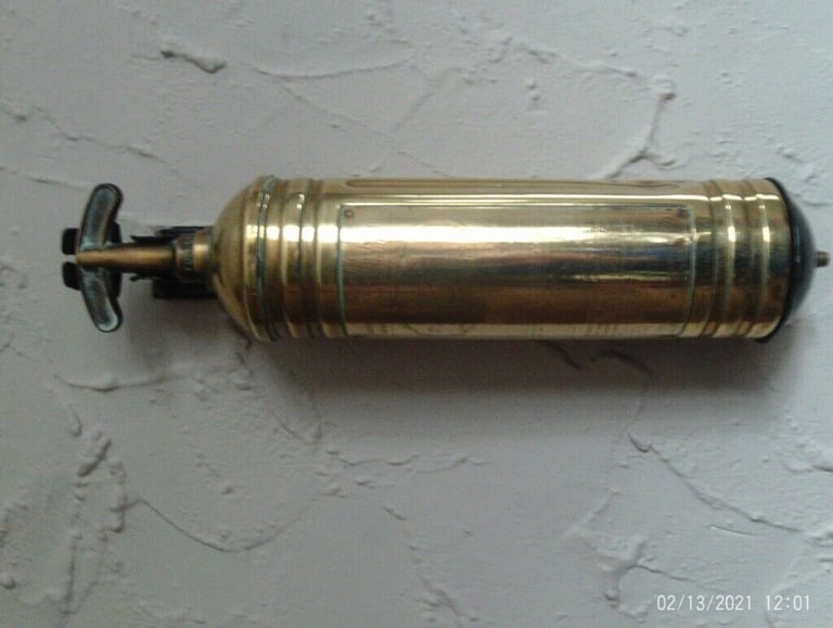 brass fire extinguisher